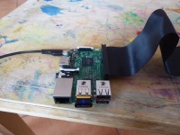 Raspberry Pi 3 running traffic light app. Edimax as workaround, soon onboard WiFi support.